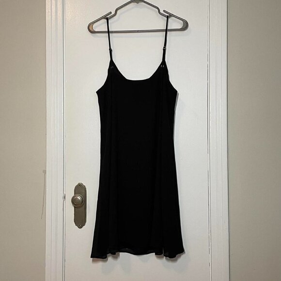 SHOW Me Your Mumu Maternity Circus Dress Black Chiffon size L - Picture 7 of 9